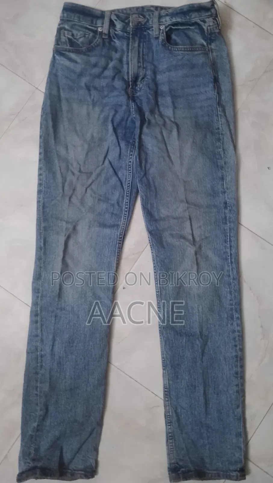 Slim Straight Denim Jeans