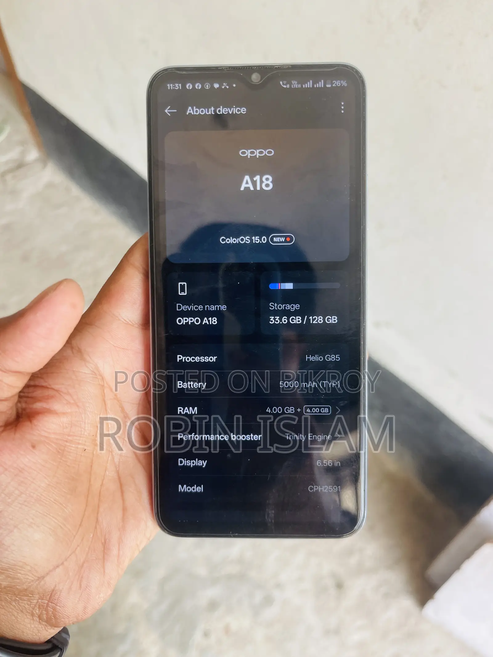 Oppo A18 128 GB
