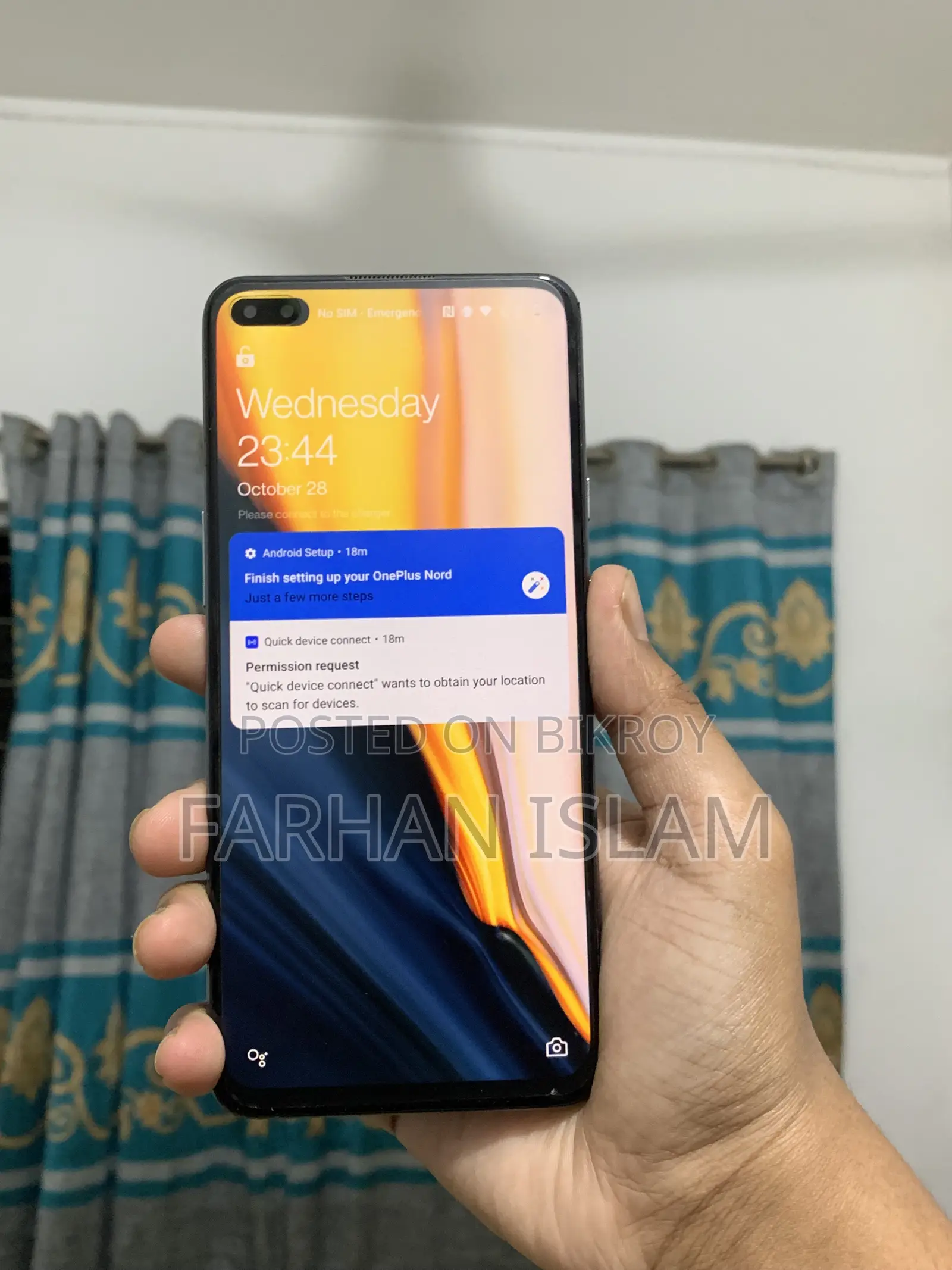 ওয়ানপ্লাস নর্ড ১২৮ জিবি কালো