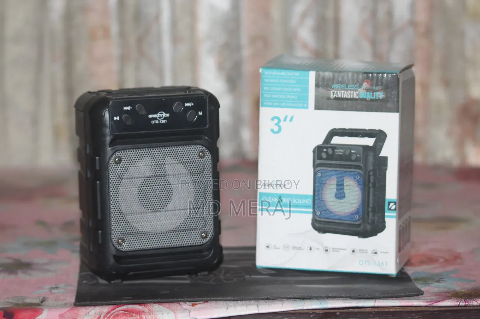GREATNICE GTS-1361 Portable Wireless Speaker