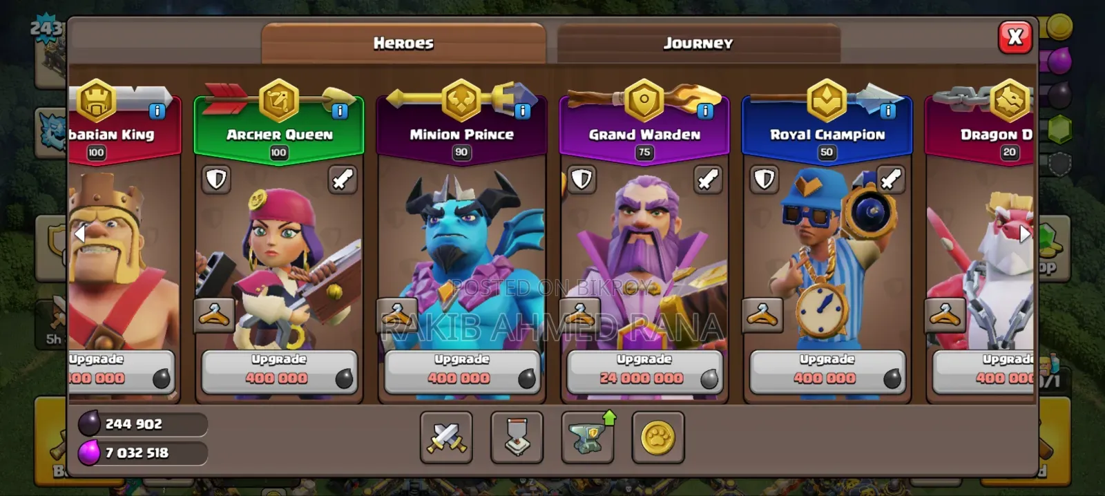 Townhall 17 With Max Hero