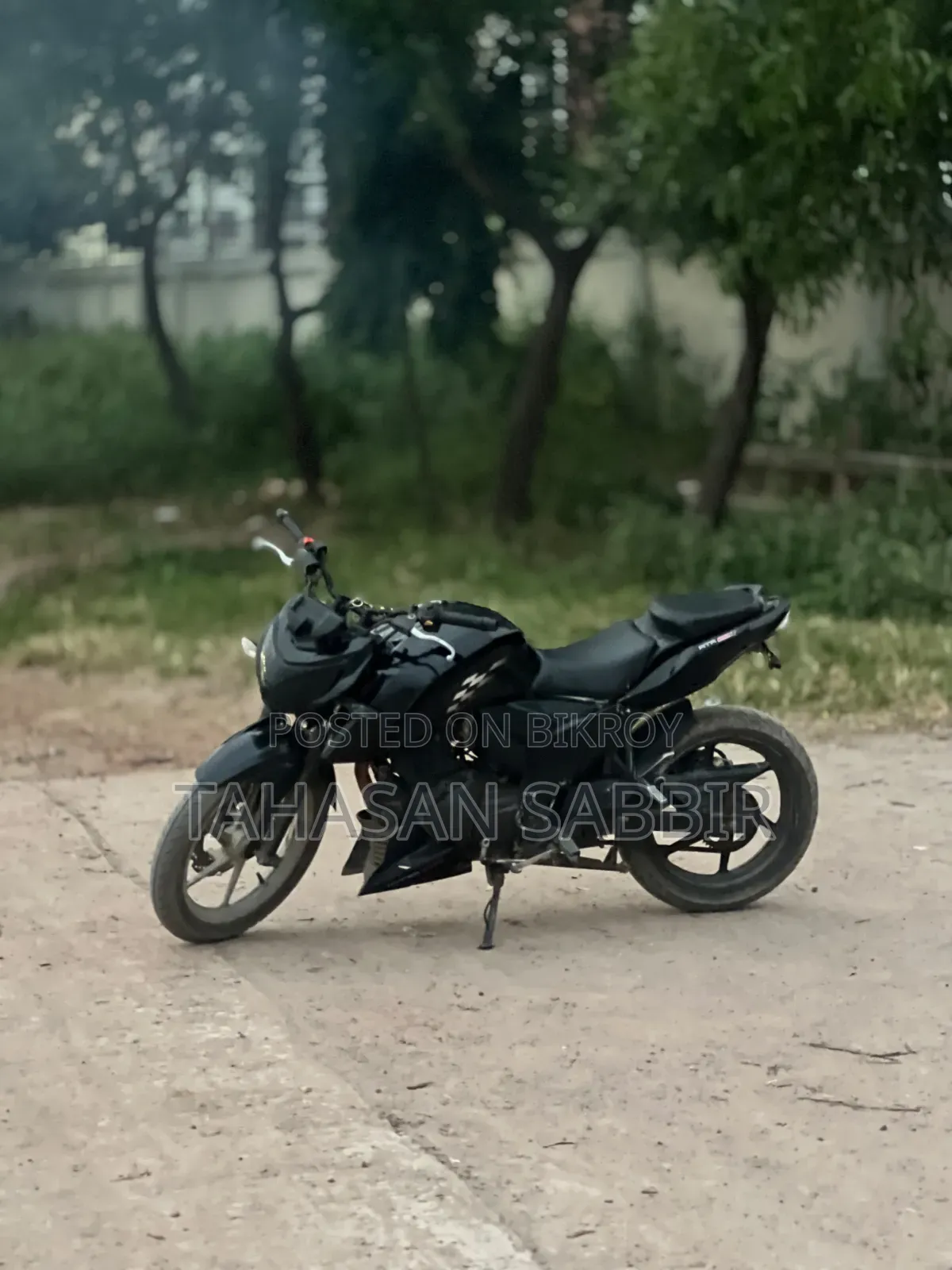টিভিএস আপাচি আরটিআর ১৬০ ৪ভি ২০১৯ ব্ল্যাক