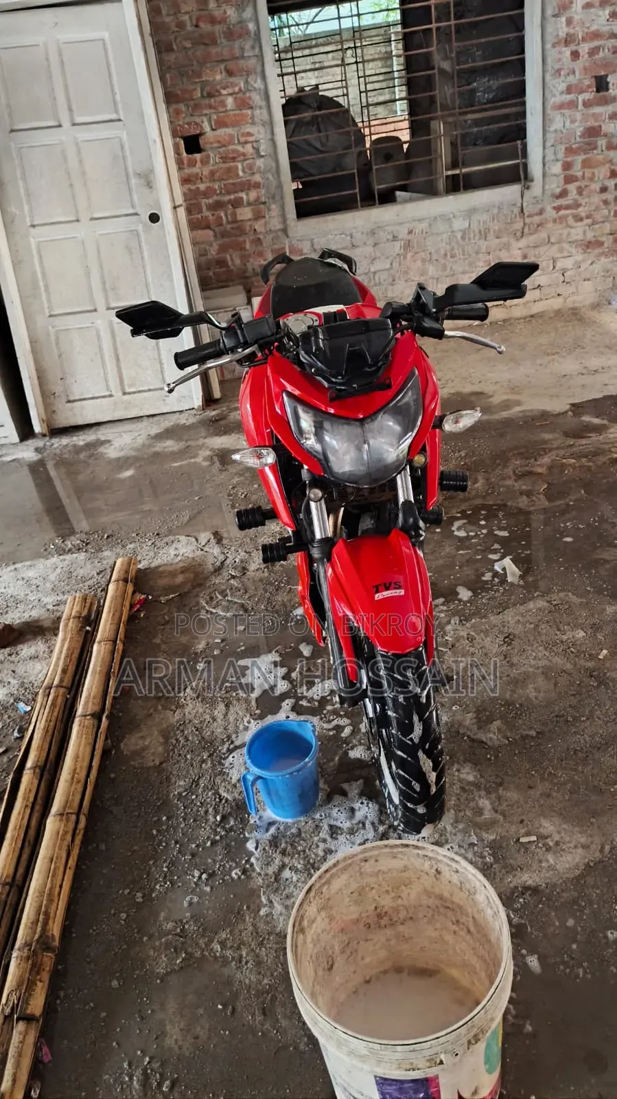 টিভিএস আপাচি আরটিআর ১৬০ ৪ভি ২০১৯ লাল