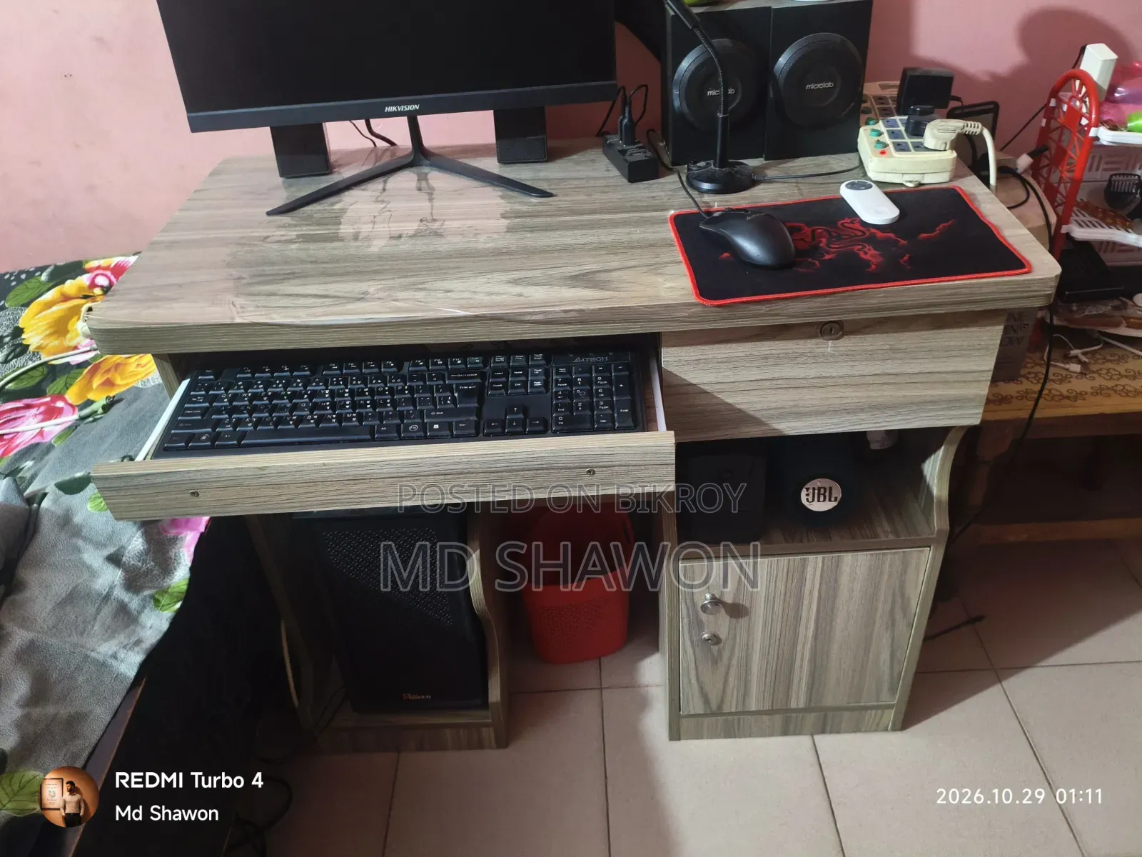 Computer Table 3ft*1.5ft 100% Fresh