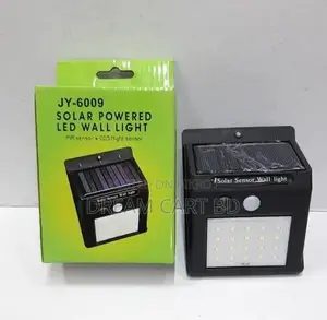 JY-6009 সোলার মোশন সেন্সর ওয়াল লাইট ৩০ এলইডি আউটডোর সিকিউরিটি ল্যাম্প