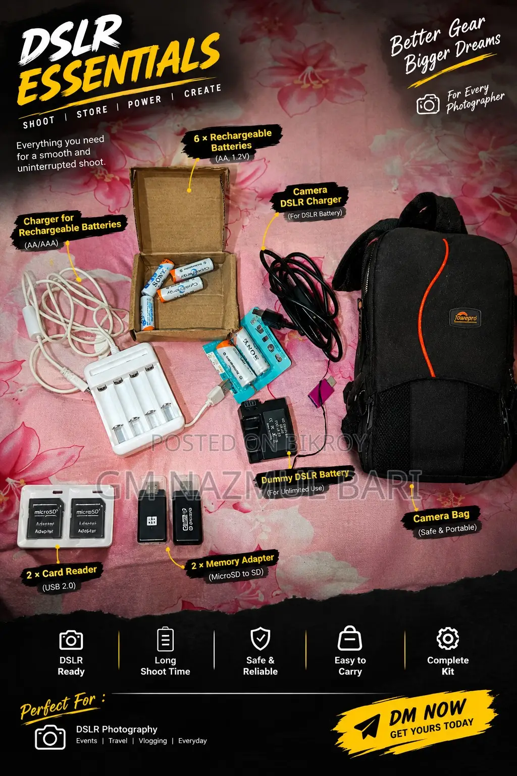 ক্যানন ৬০০ডি এবং ২টি লেন্স