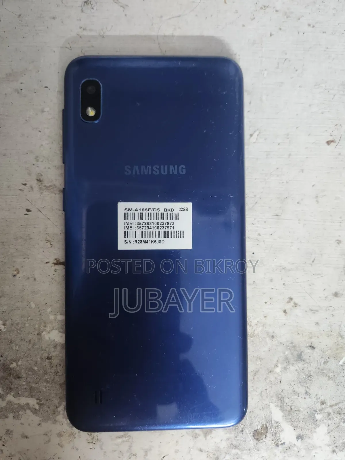 Samsung A10 32 GB Blue