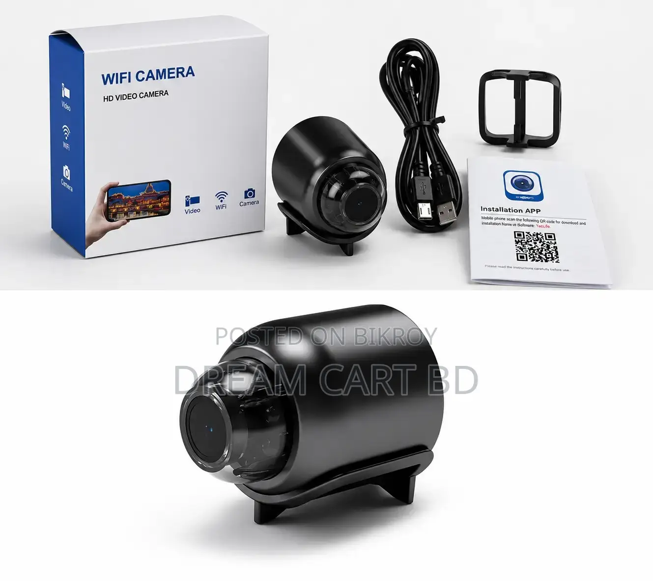 X5 Smart Mini WiFi Security Camera HD Wireless IP Camera