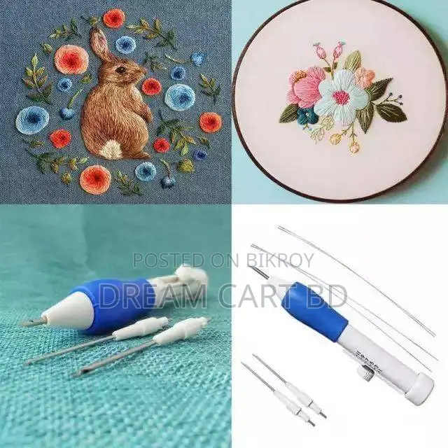 Adjustable Embroidery Punch Needle Kit DIY Sewing Tool Set
