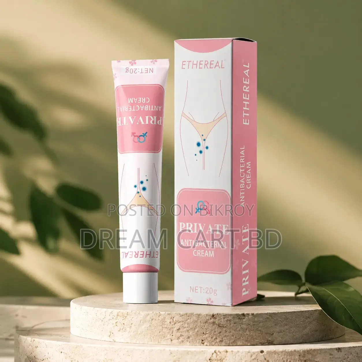 Ethereal Private Antibacterial Intimate Care Cream 20g