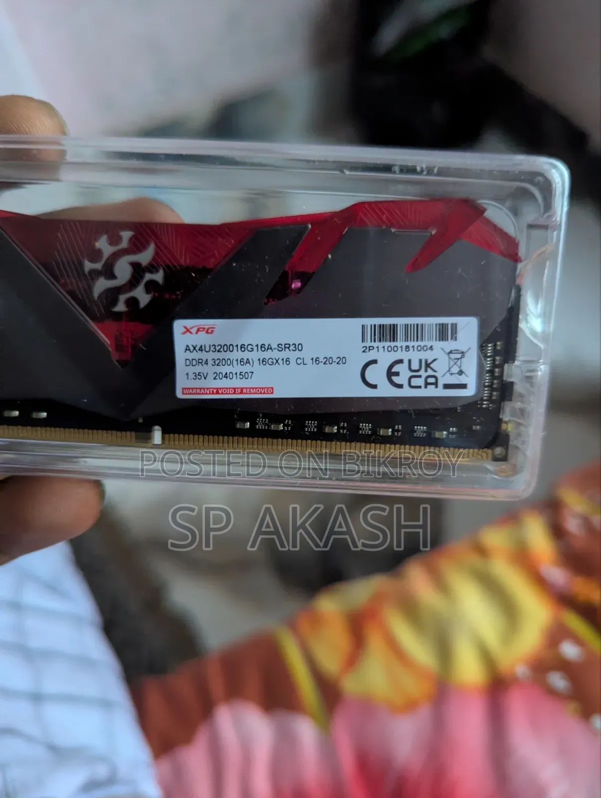 XPG Gammix D30 16GB DDR4 3200MHz RAM