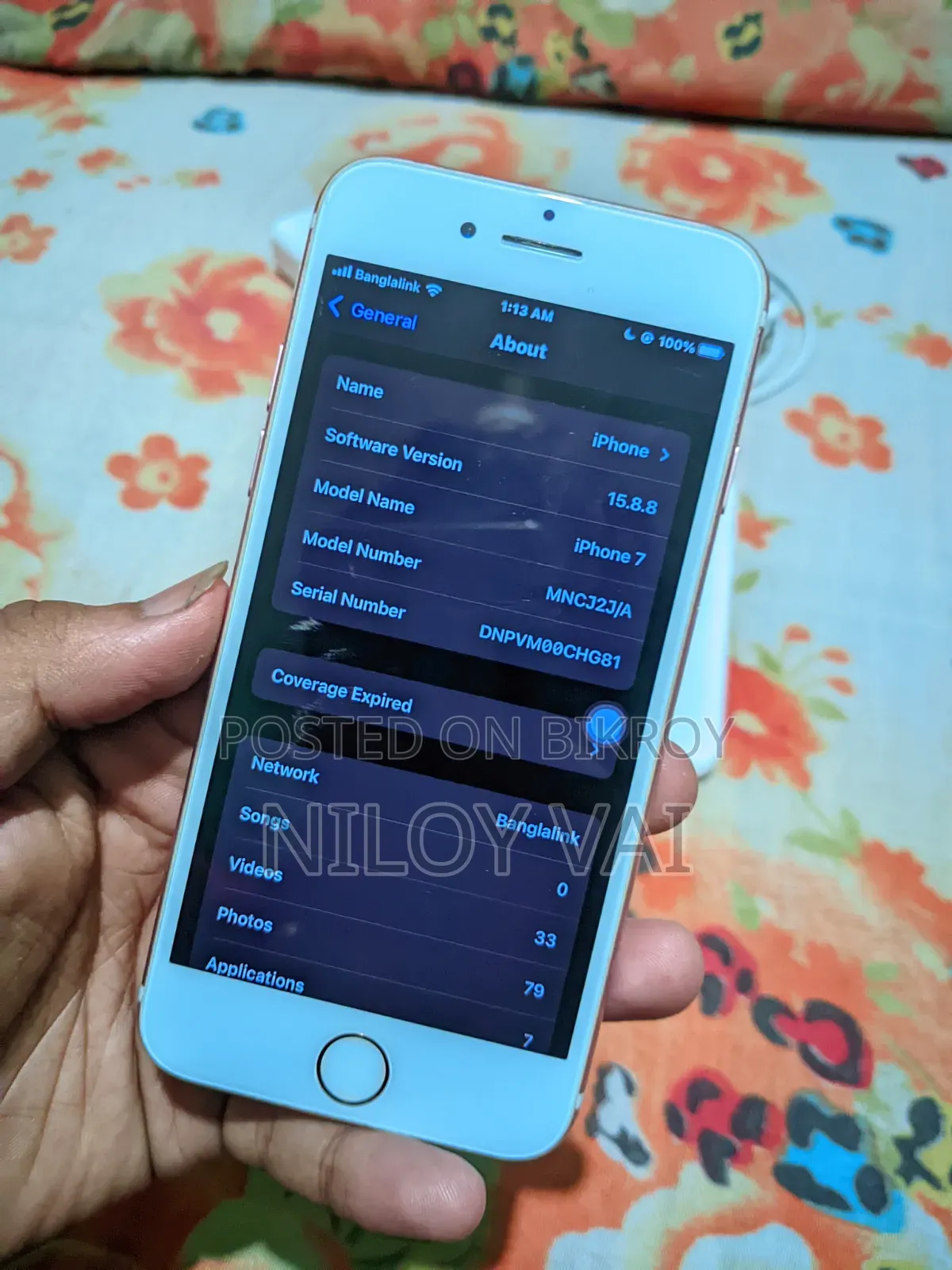 New Apple iPhone 7 32 GB Rose Gold