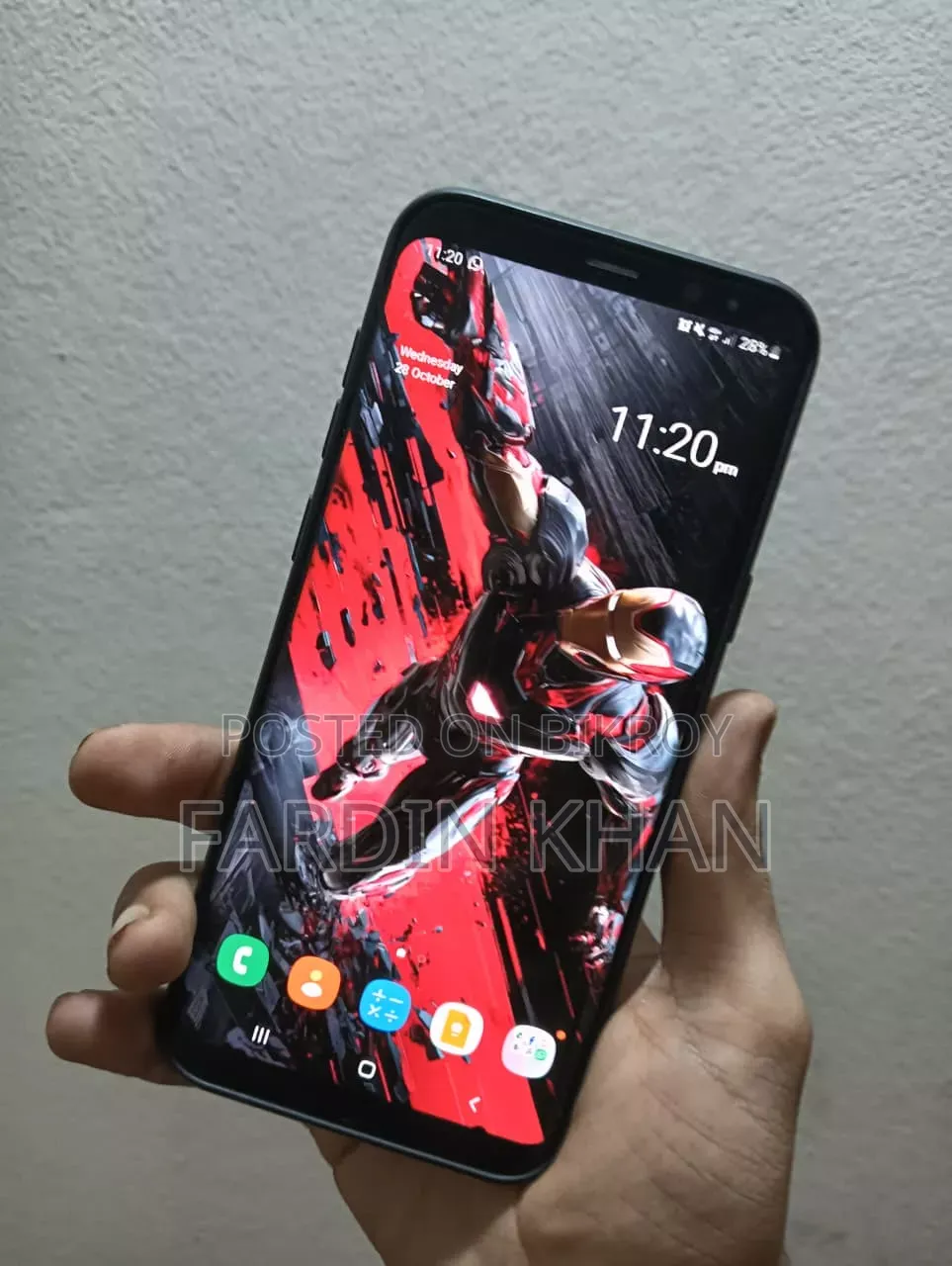 স্যামসাং গ্যালাক্সি এস৮+ ১২৮ জিবি ব্ল্যাক