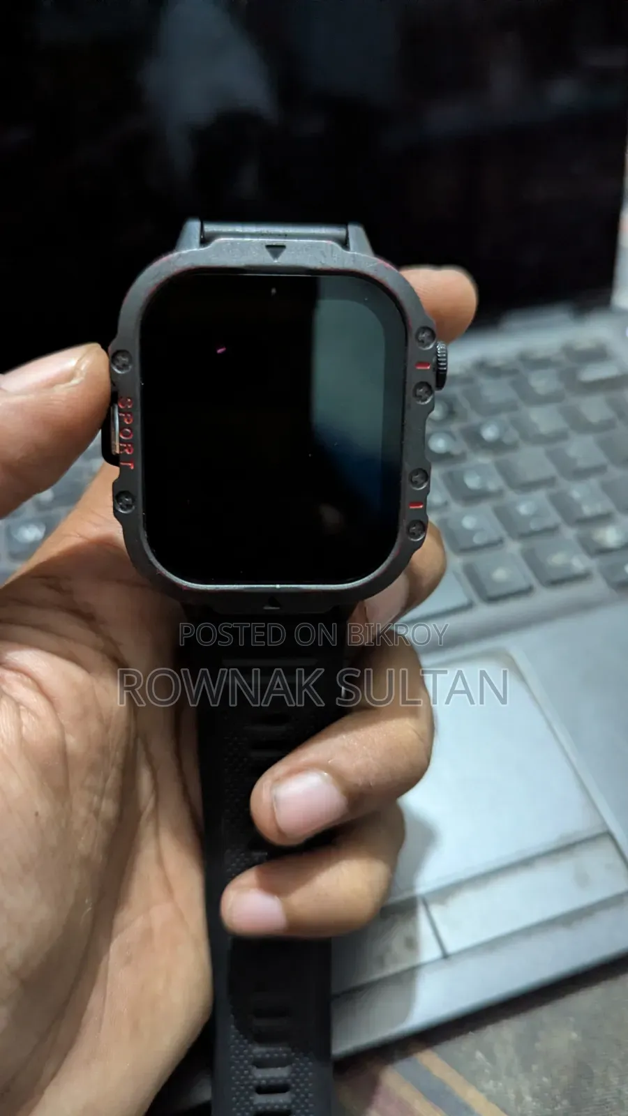 এইচ১৯ স্মার্টওয়াচ (রাগড স্পোর্ট এডিশন)