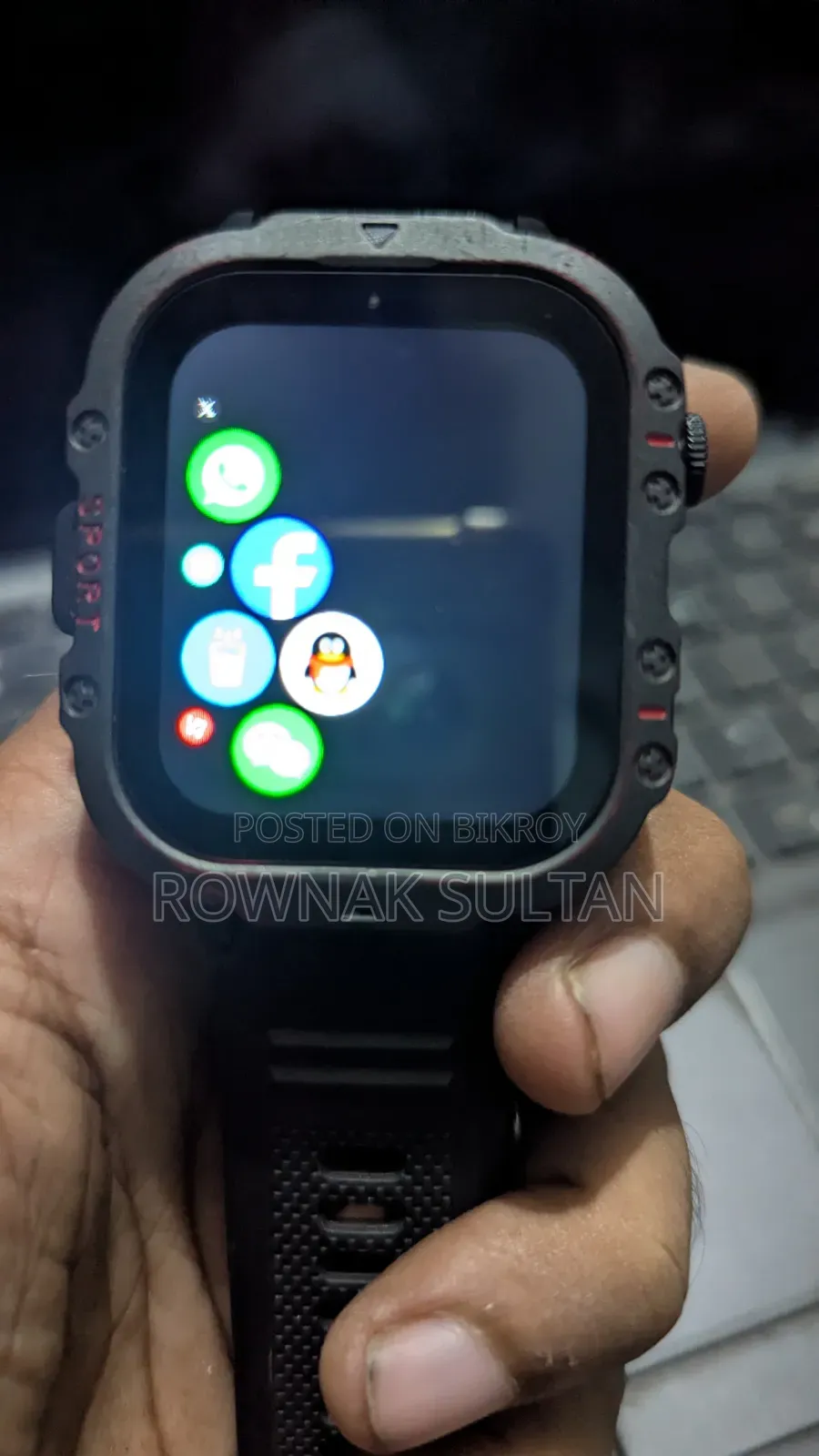 এইচ১৯ স্মার্টওয়াচ (রাগড স্পোর্ট এডিশন)