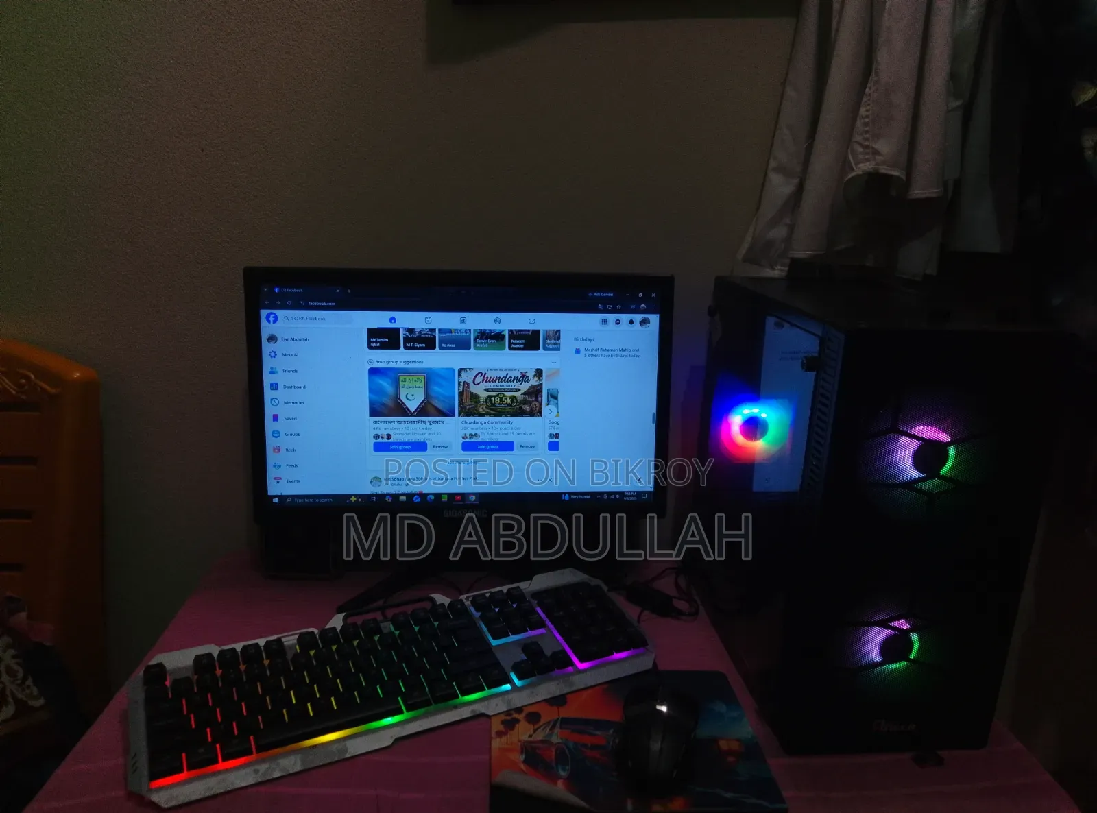 Desktop Computer 8GB RAM Intel Core i5 Processor 256GB SSD