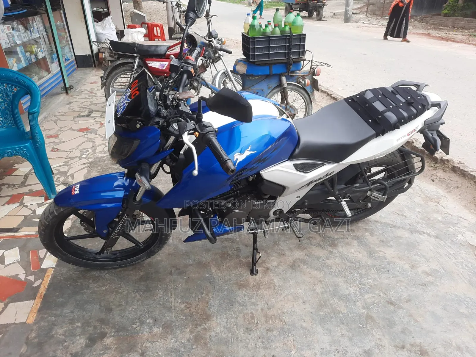 TVS Apache 160 4V 2020 Blue