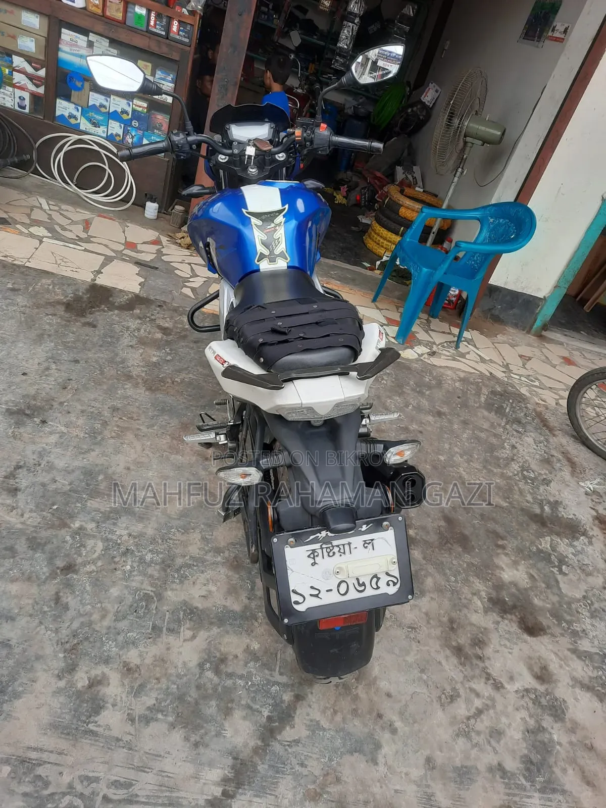 TVS Apache 160 4V 2020 Blue