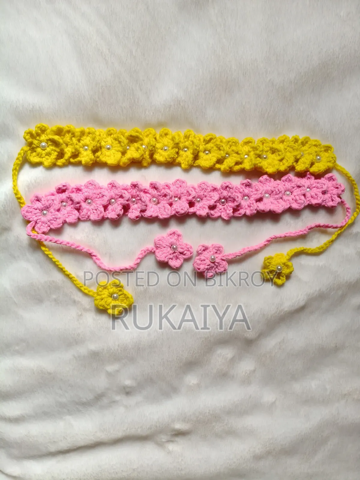 Crochet Flower Bands