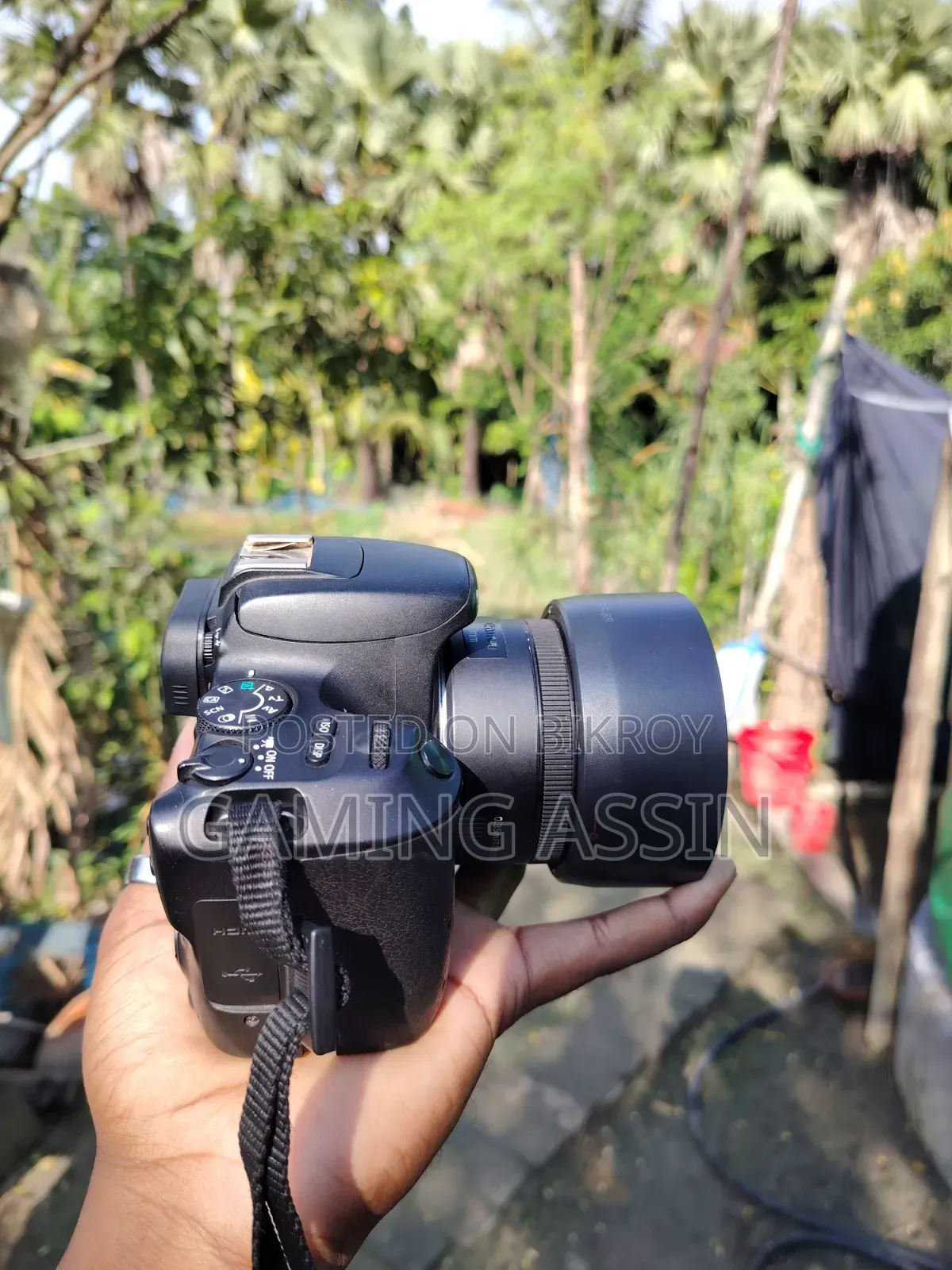 ক্যানন ২০০ডি+ ৫০ মিমি +৩ টা ব্যাটারি +২ টা চার্জার + ব্যাগ