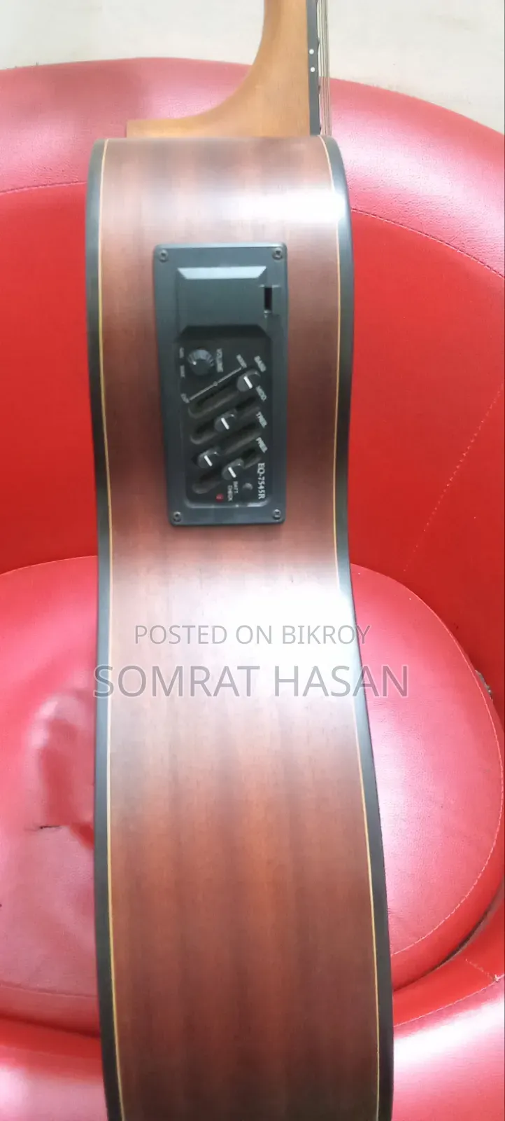 Custom Acoutic Guitar With Preamp