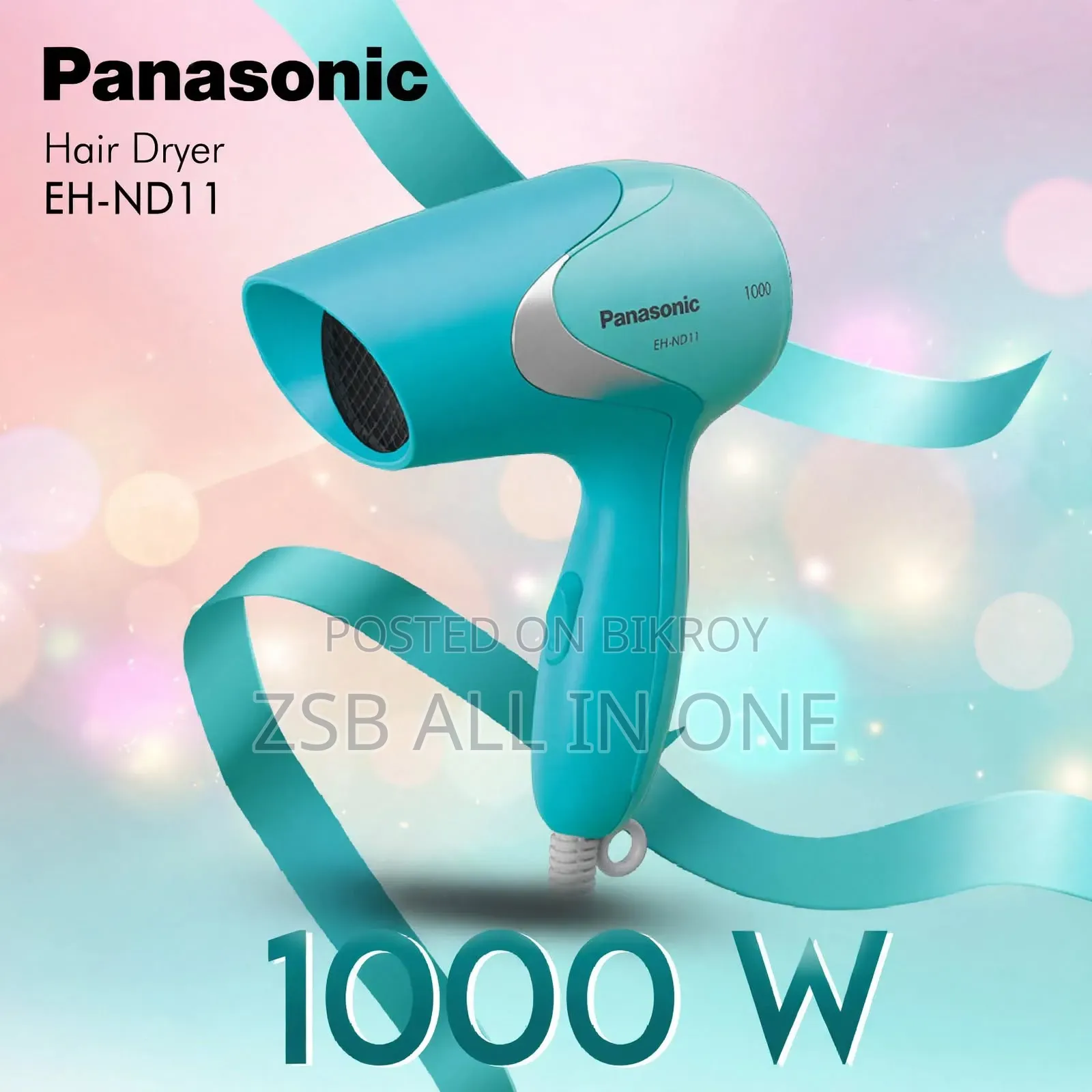 Panasonic EH-ND11-A Compact Hair Dryer 1000 Watt