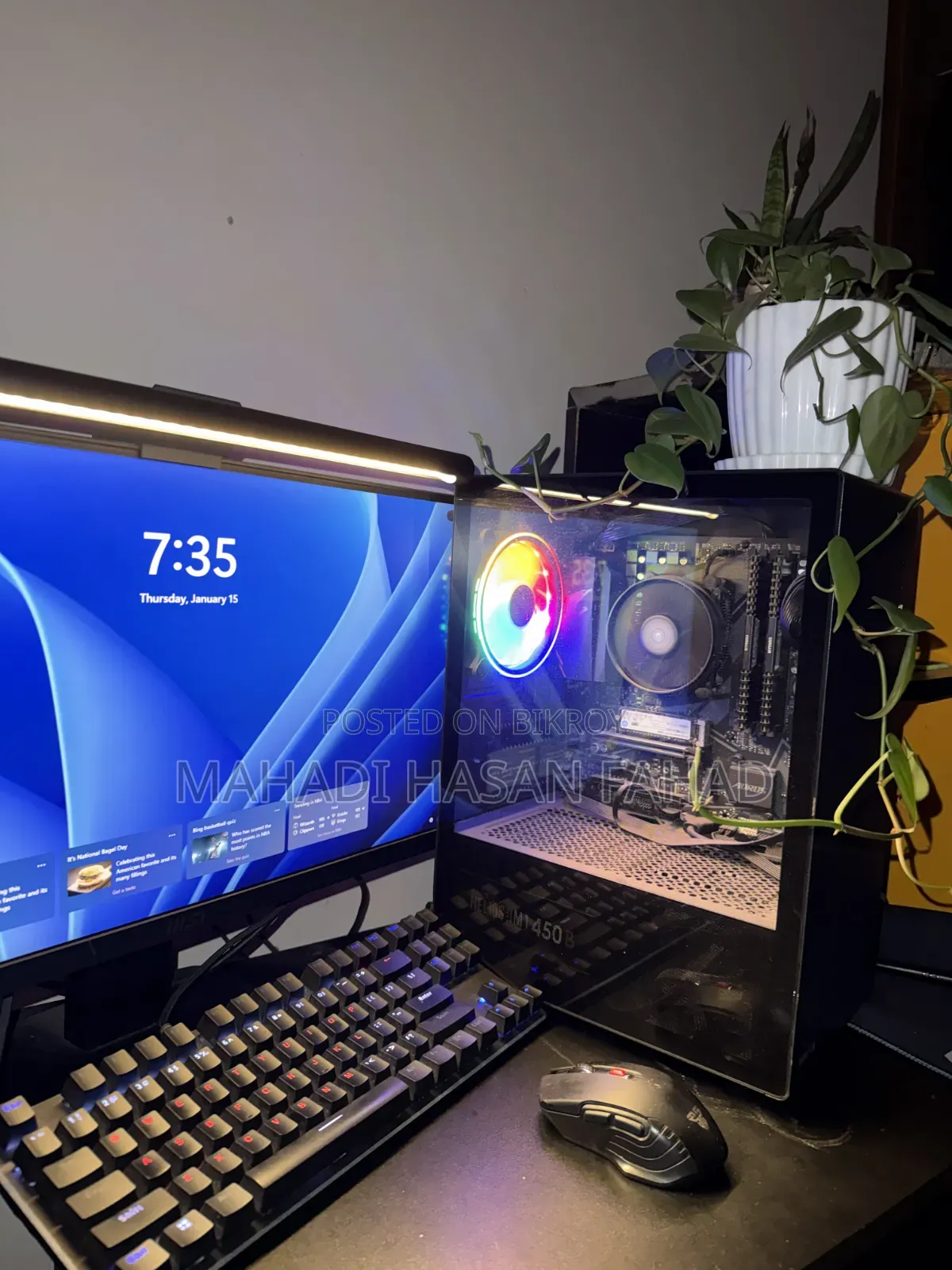 Desktop Computer 16GB AMD Ryzen 5 SSD 256GB