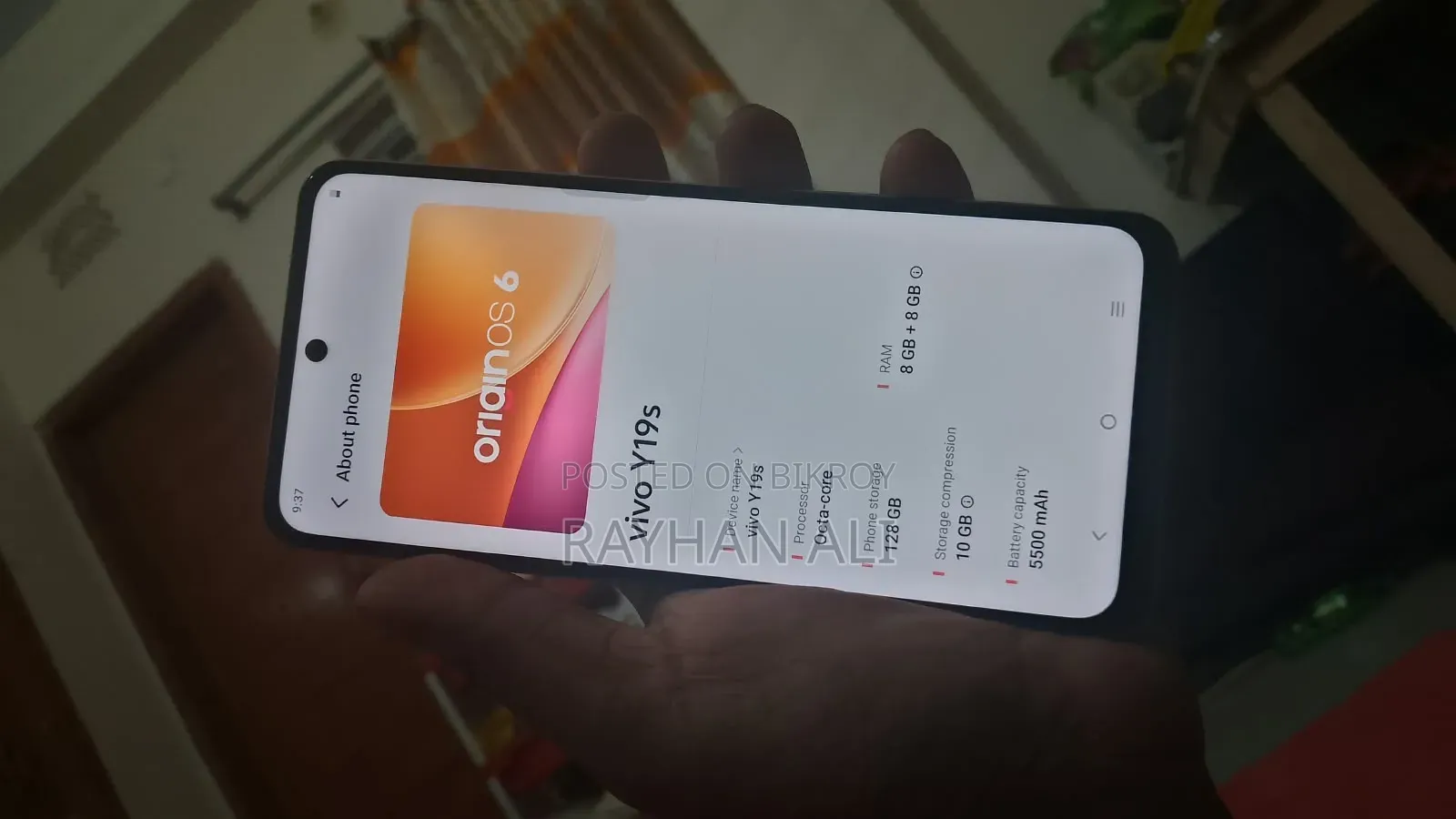 Vivo Y19s 128 GB White