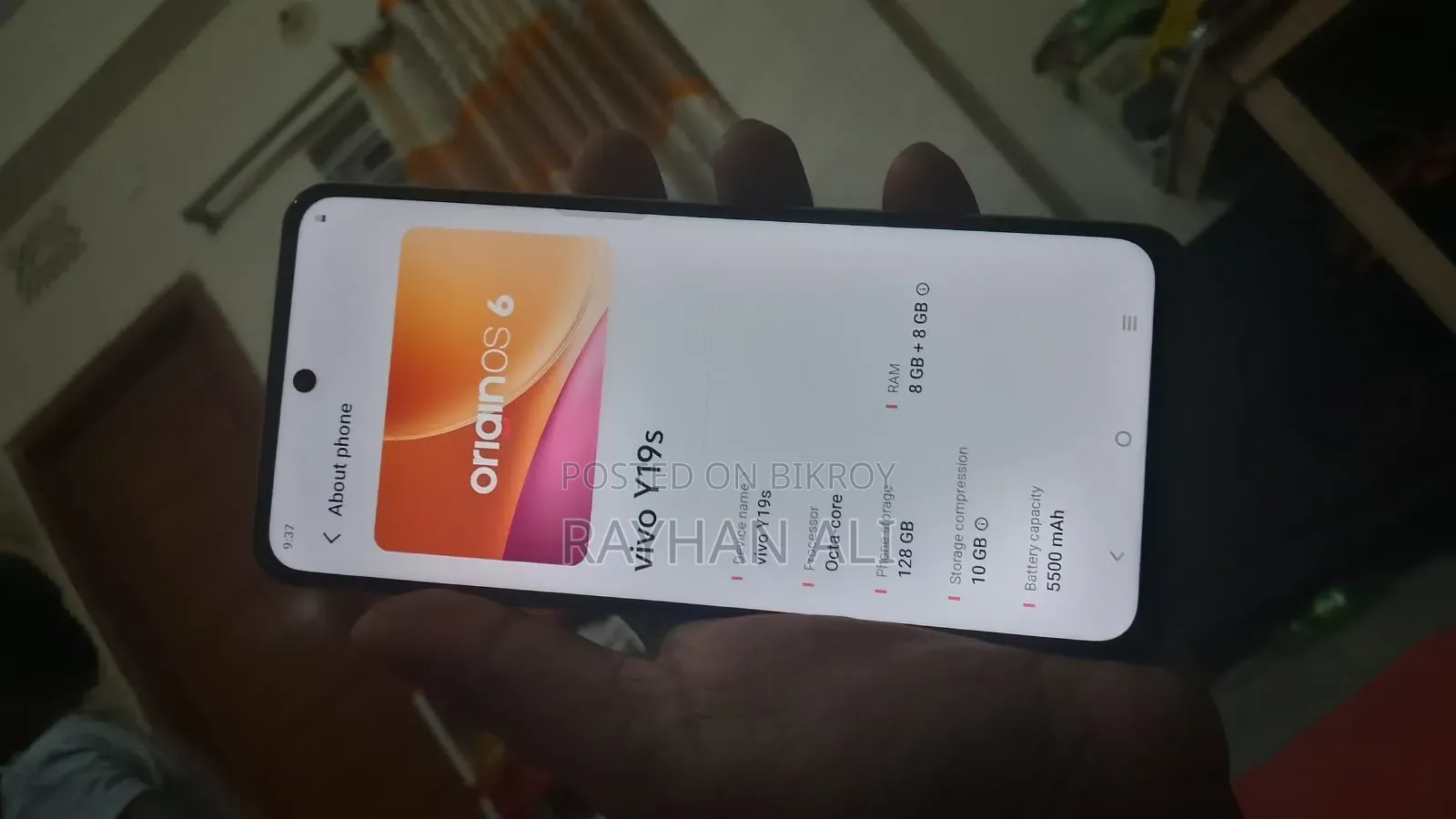 Vivo Y19s 128 GB White