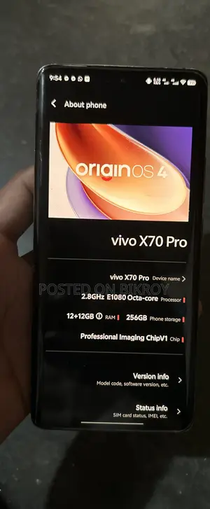 Vivo X70 Pro 256 GB Black