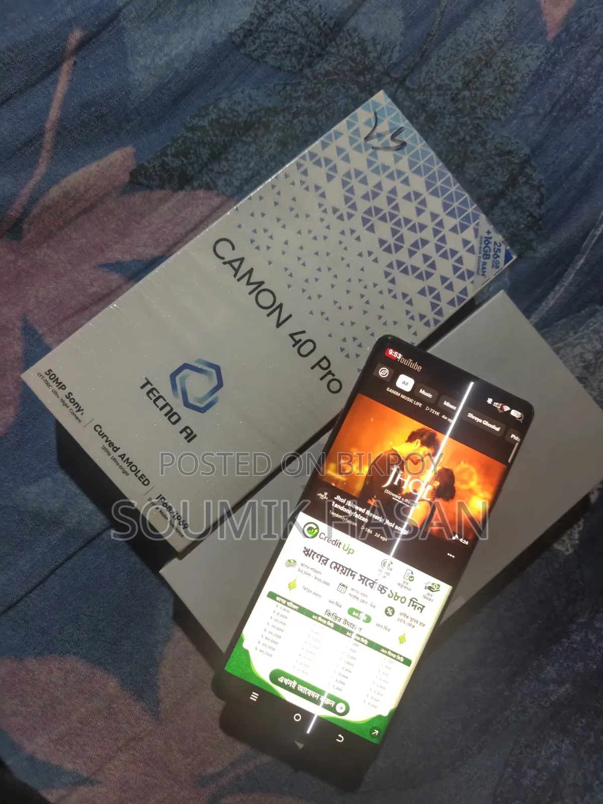 Tecno Camon 40 256 GB Black