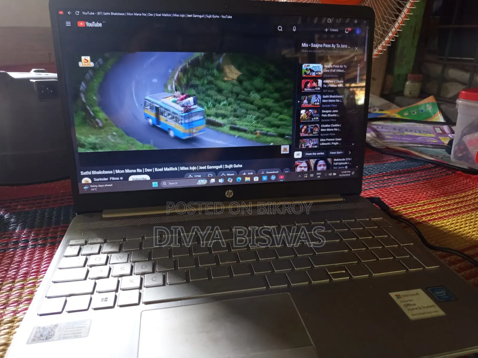 Laptop HP 15S 4GB Intel Celeron eMMC 128GB