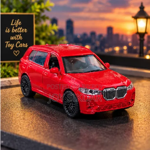 Luxury Red BMW X7 Toy Car