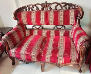 সেগুন কাঠের সোফা সেট ৩+২+১