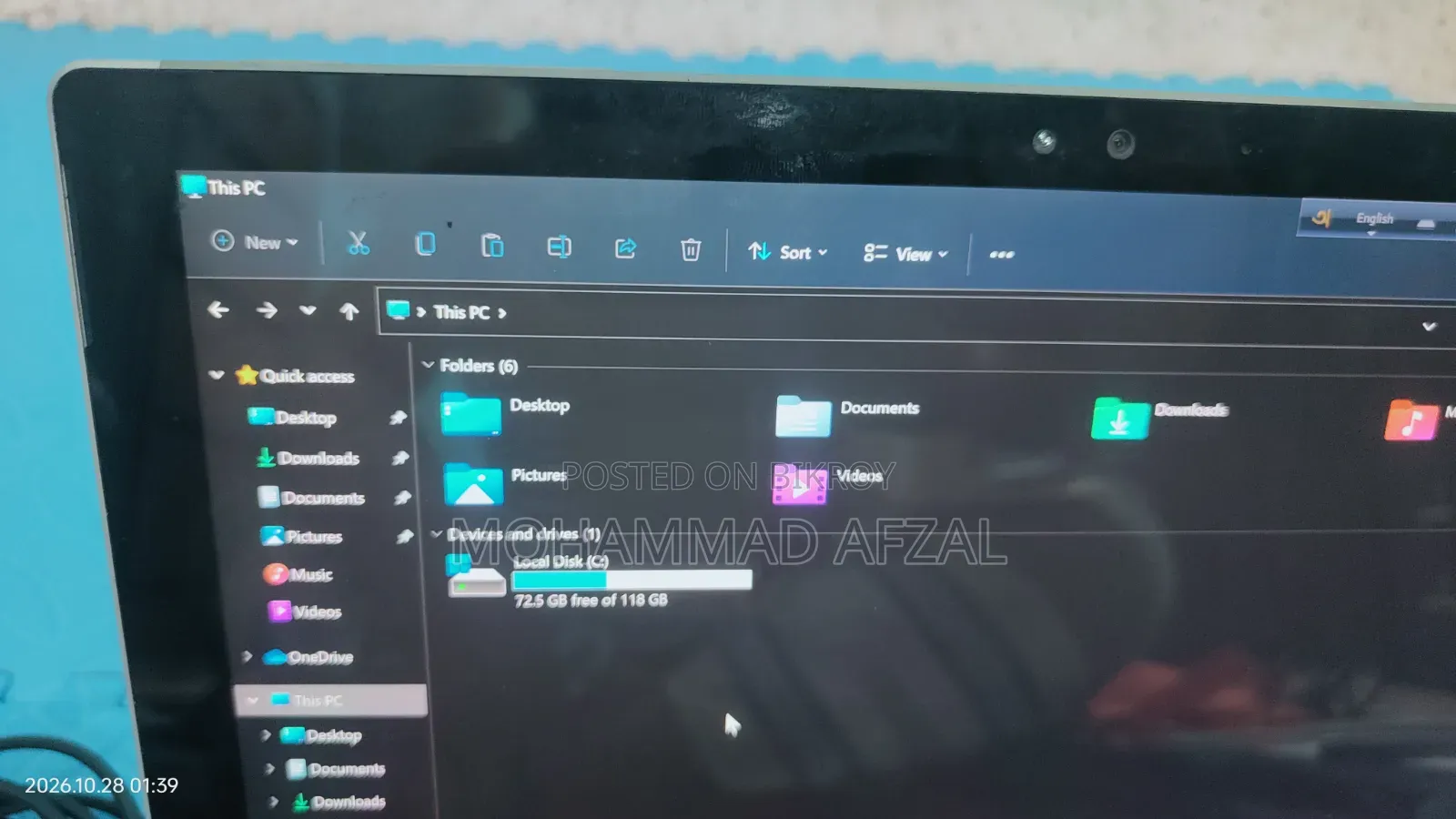 Laptop Microsoft Surface Pro 4 4GB Intel Core i5 SSD 128GB
