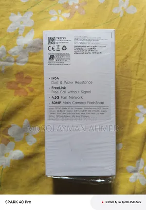 Tecno Spark 40 Pro 128 GB Black