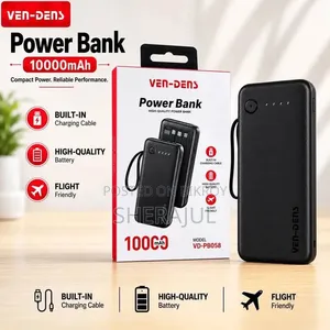 Smart and powerful backup! Ven-Dens 10,000mAh Power Bank.