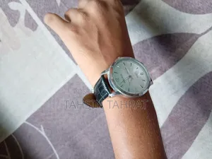 Brand New Look! KALBOR Leather Watch used for only three weeks for sale
