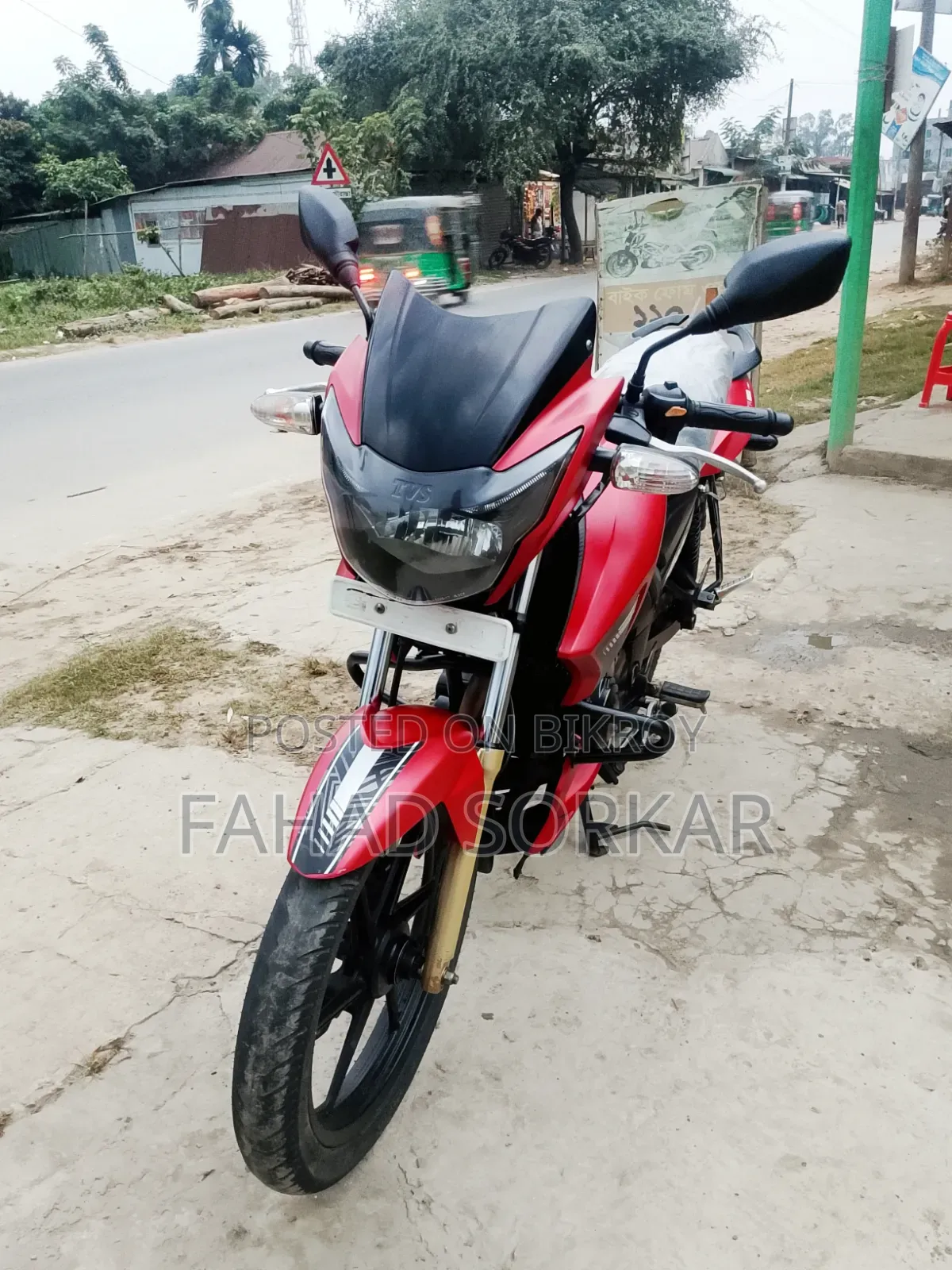 TVS Apache RTR 160 2V 2020 Red
