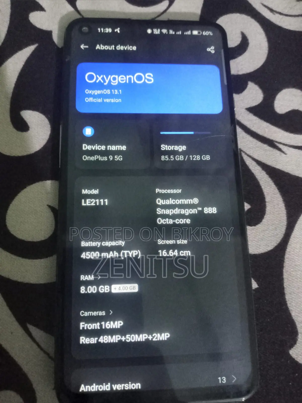 OnePlus 9 128 GB Blue