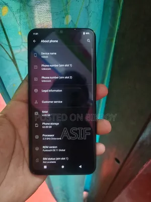Vivo Y20 64 GB Blue