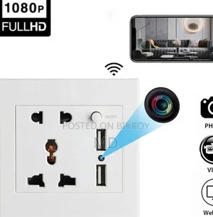 CCTV Camera - WiFi Wall Socket Spy Camera