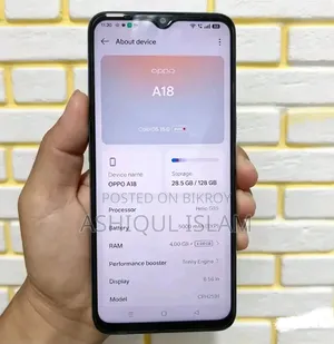 Oppo A18 128 GB Blue