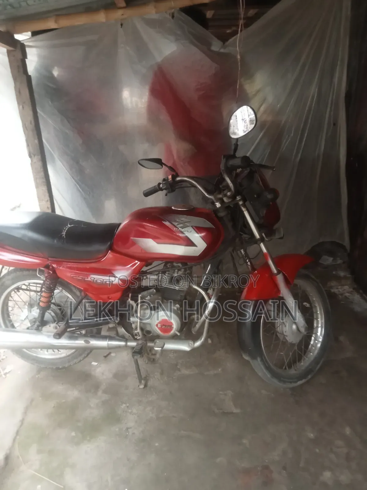 Bajaj CT 100 2007 Red