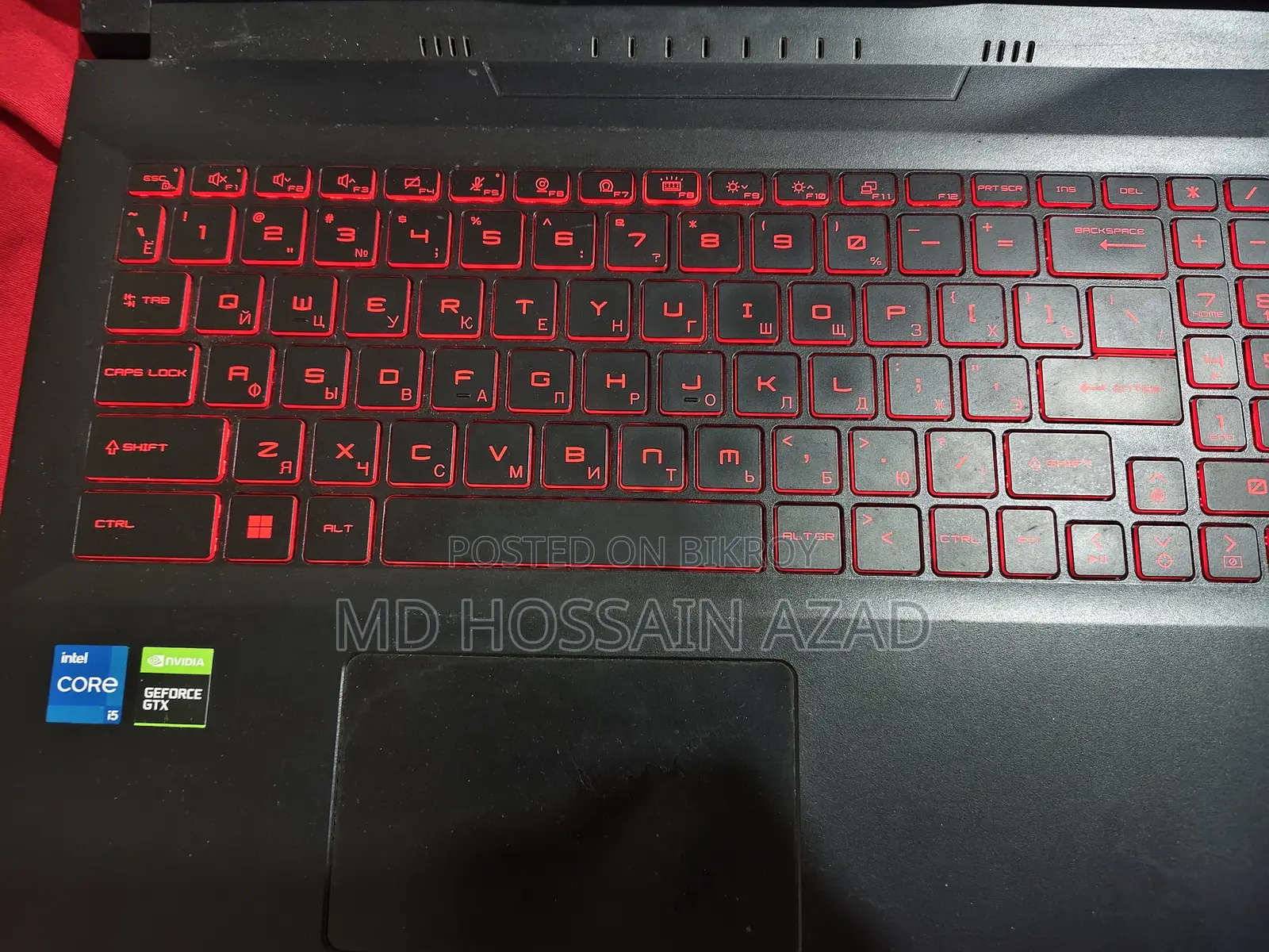 Laptop MSI Katana GF66 8GB Intel Core i5 HDD+SSD 128GB