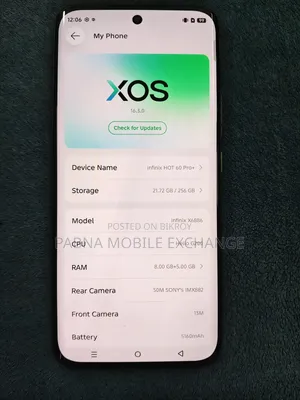Infinix Hot 60 Pro+ 256 GB Black