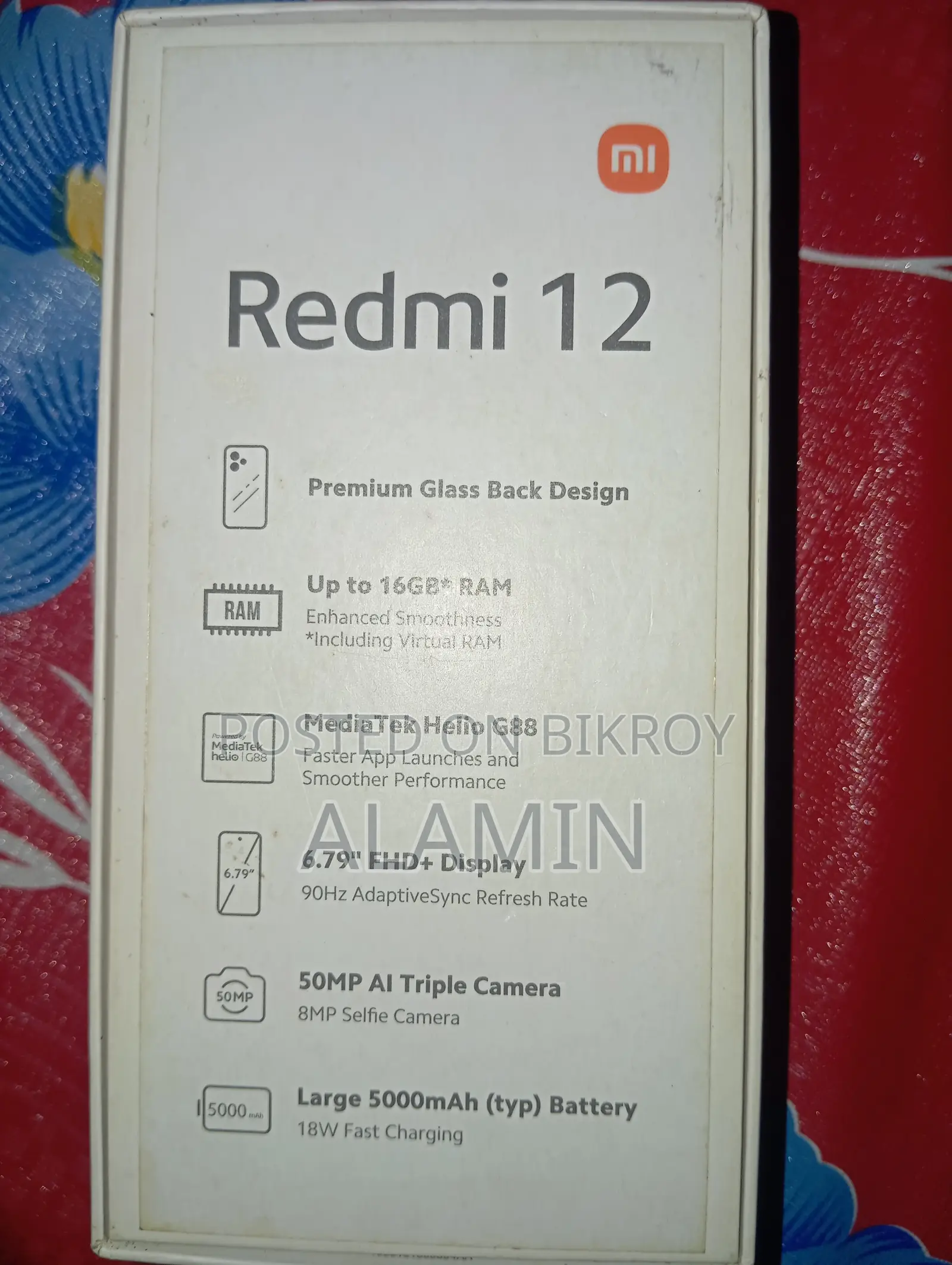Xiaomi Redmi Note 12 256 GB Black