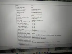 Laptop MSI Katana GF66 8GB Intel Core i5 HDD+SSD 128GB