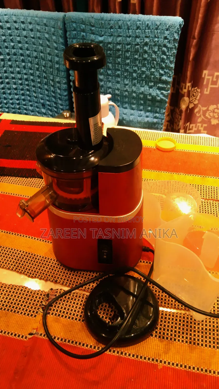 Ocean Slow Juicer 150W for Sale | Red |