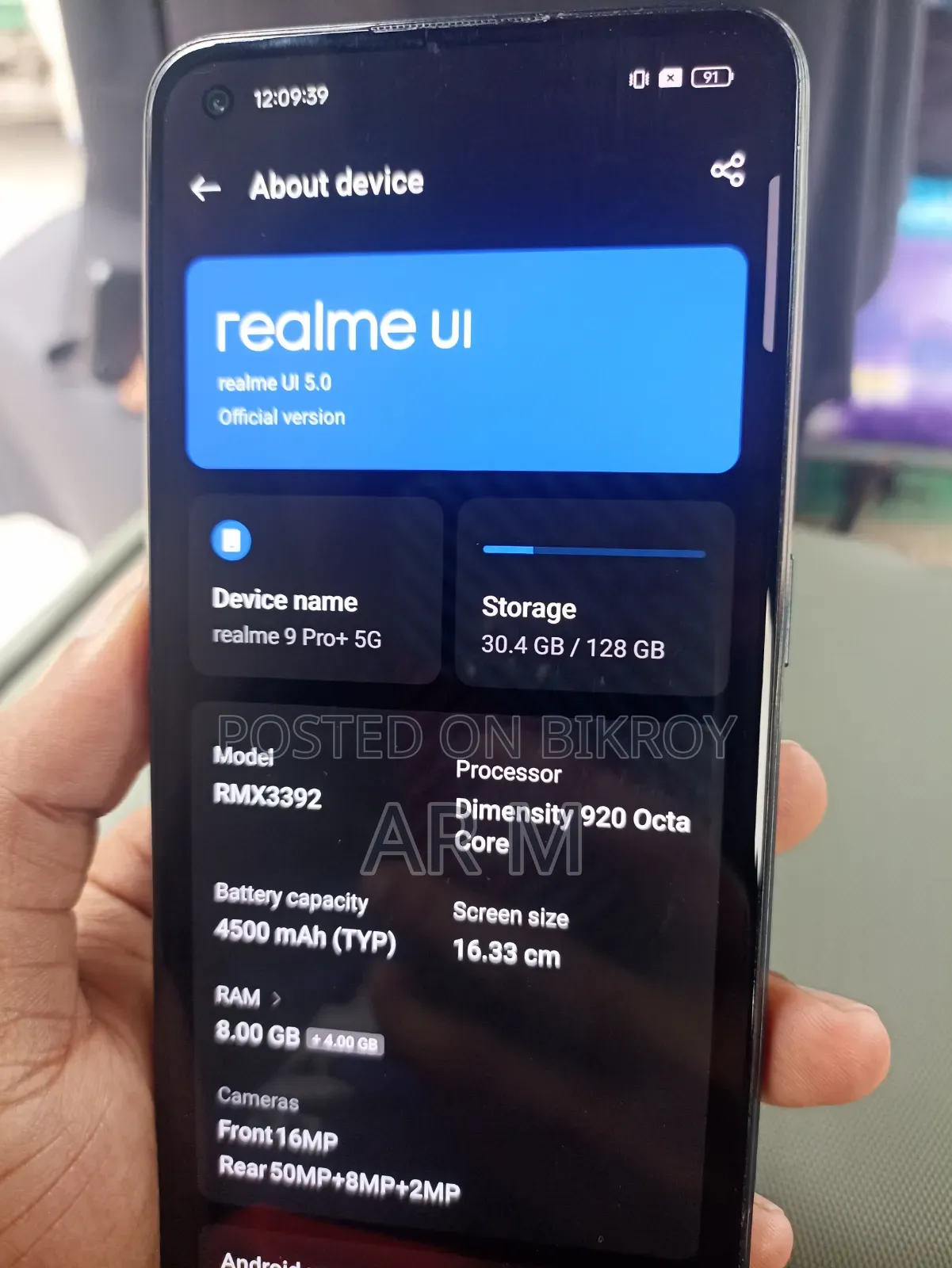 Realme 9 Pro+ 128 GB Blue